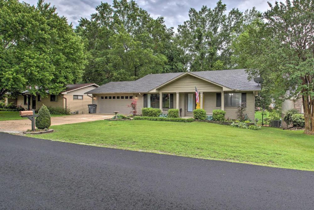 Waterfront Retreat with Boat Dock in Hot Springs!
